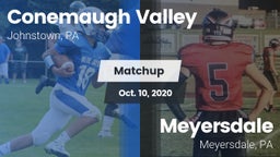 Matchup: Conemaugh Valley vs. Meyersdale  2020