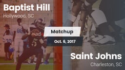 Matchup: Baptist Hill vs. Saint Johns  2017