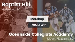Matchup: Baptist Hill vs. Oceanside Collegiate Academy 2017