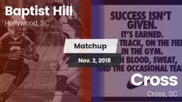 Matchup: Baptist Hill vs. Cross  2018