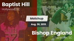 Matchup: Baptist Hill vs. Bishop England  2019
