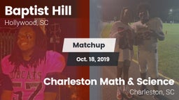 Matchup: Baptist Hill vs. Charleston Math & Science  2019