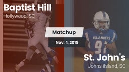 Matchup: Baptist Hill vs. St. John's  2019