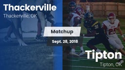 Matchup: Thackerville vs. Tipton  2018