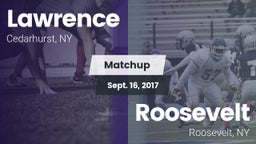 Matchup: Lawrence vs. Roosevelt  2017