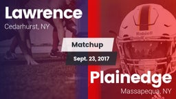 Matchup: Lawrence vs. Plainedge  2017