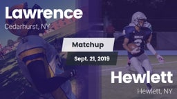 Matchup: Lawrence vs. Hewlett  2019