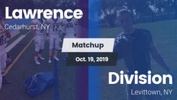 Matchup: Lawrence vs. Division  2019