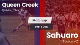 Matchup: Queen Creek vs. Sahuaro  2017