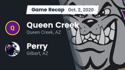 Recap: Queen Creek  vs. Perry  2020
