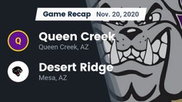 Recap: Queen Creek  vs. Desert Ridge  2020