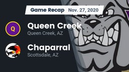 Recap: Queen Creek  vs. Chaparral  2020
