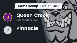 Recap: Queen Creek  vs. Pinnacle 2022