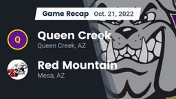 Recap: Queen Creek  vs. Red Mountain  2022
