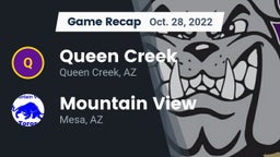 Recap: Queen Creek  vs. Mountain View  2022