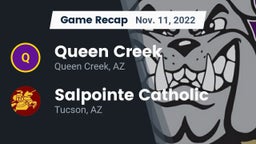 Recap: Queen Creek  vs. Salpointe Catholic  2022