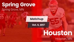 Matchup: Spring Grove vs. Houston  2017