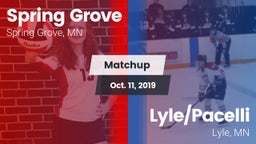 Matchup: Spring Grove vs. Lyle/Pacelli  2019