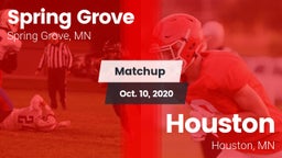 Matchup: Spring Grove vs. Houston  2020