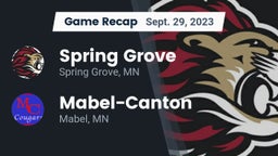 Recap: Spring Grove  vs. Mabel-Canton  2023