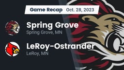 Recap: Spring Grove  vs. LeRoy-Ostrander  2023