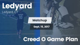 Matchup: Ledyard vs. Creed O Game Plan 2017
