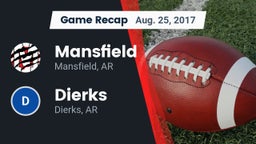Recap: Mansfield  vs. Dierks  2017