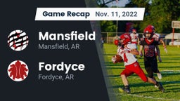 Recap: Mansfield  vs. Fordyce  2022