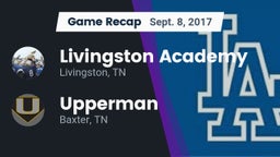 Recap: Livingston Academy vs. Upperman  2017