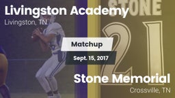 Matchup: Livingston Academy vs. Stone Memorial  2017