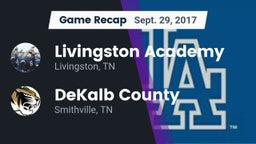 Recap: Livingston Academy vs. DeKalb County  2017