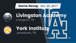 Recap: Livingston Academy vs. York Institute 2017
