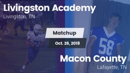 Matchup: Livingston Academy vs. Macon County  2018