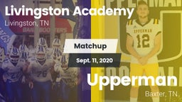 Matchup: Livingston Academy vs. Upperman  2020
