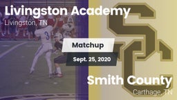 Matchup: Livingston Academy vs. Smith County  2020