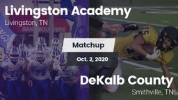 Matchup: Livingston Academy vs. DeKalb County  2020