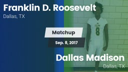 Matchup: FDR vs. Dallas Madison  2017