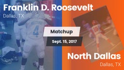 Matchup: FDR vs. North Dallas  2017
