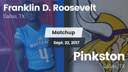 Matchup: FDR vs. Pinkston  2017