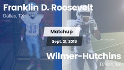 Matchup: FDR vs. Wilmer-Hutchins  2018