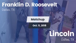 Matchup: FDR vs. Lincoln  2018