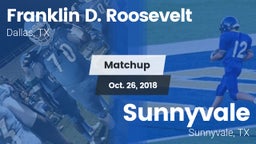 Matchup: FDR vs. Sunnyvale  2018