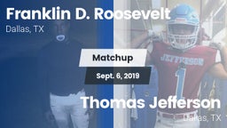 Matchup: FDR vs. Thomas Jefferson  2019