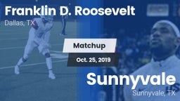 Matchup: FDR vs. Sunnyvale  2019