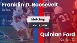 Matchup: FDR vs. Quinlan Ford  2020