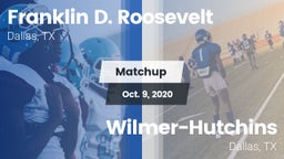 Matchup: FDR vs. Wilmer-Hutchins  2020