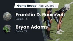 Recap: Franklin D. Roosevelt  vs. Bryan Adams  2021