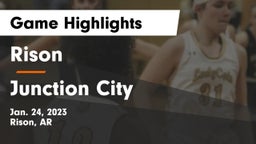 Rison  vs Junction City  Game Highlights - Jan. 24, 2023