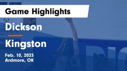Dickson  vs Kingston  Game Highlights - Feb. 10, 2023