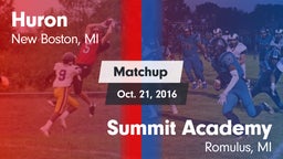 Matchup: Huron vs. Summit Academy  2016